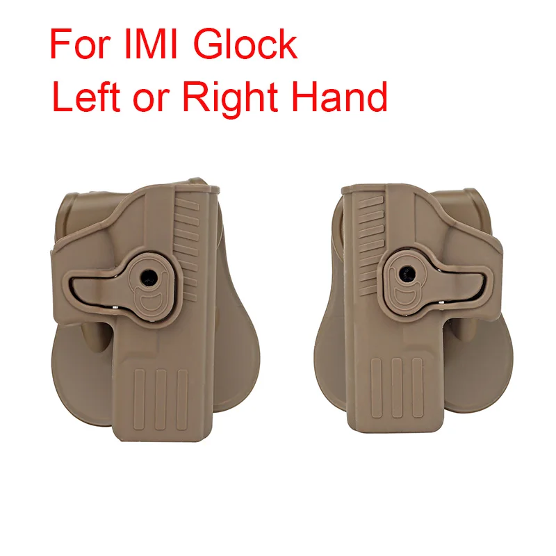 Тактическая поясная кобура для пистолета IMI Glock 17 18 19 22 23 31 43 чехол левой и правой