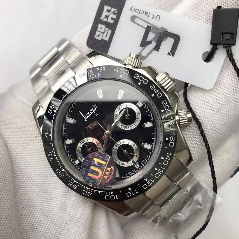 Luxury brand watch men 39mm RLX DAYTONA automatic all small dials work sweeping OYSTER PERPETUAL Sapphire glass 767
Luxury brand watch men 39mm RLX DAYTONA automatic all small dials work sweeping OYSTER PERPETUAL Sapphire glass 767