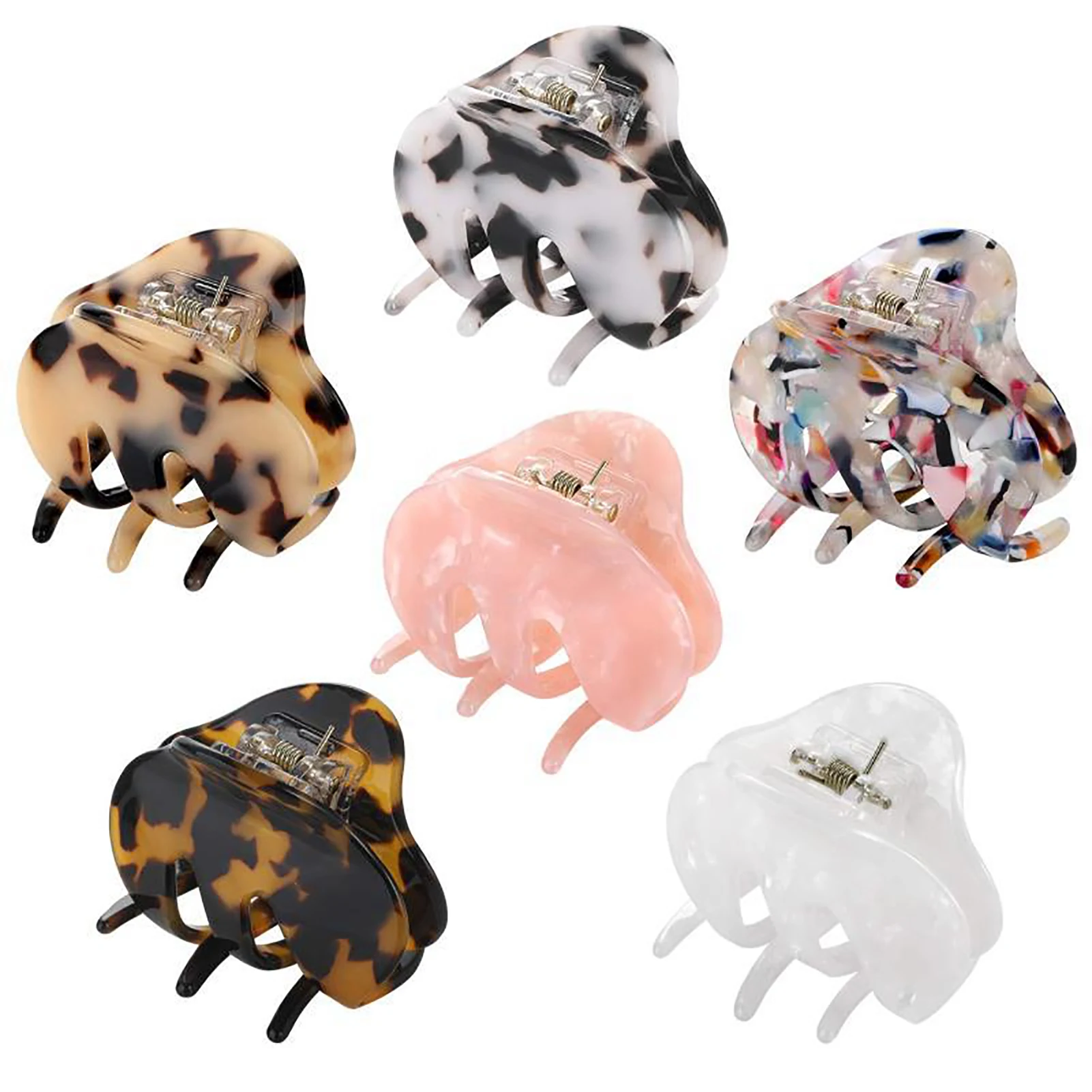 

Woman Leopard Print Hair Clips Slip Protective Charming Claw Clip Hair Styling Hair Clips Women Girls Hairpin Hair Accessories