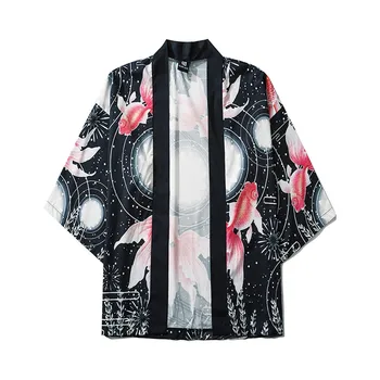 Summer Japanese Five Point Sleeves Kimono Mens And Womens Cloak Jacke Top Blouse 2020 hot new products Spot supplier Dropshippin
Summer Japanese Five Point Sleeves Kimono Mens And Womens Cloak Jacke Top Blouse 2020 hot new products Spot supplier Dropshippin