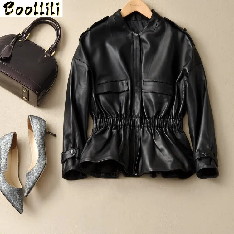 Boollili 100% Real Sheepskin Coat Female Genuine Leather Jacket 2020 Spring Autumn Jacket Women Korean Jackets Veste Femme
Boollili 100% Real Sheepskin Coat Female Genuine Leather Jacket 2020 Spring Autumn Jacket Women Korean Jackets Veste Femme