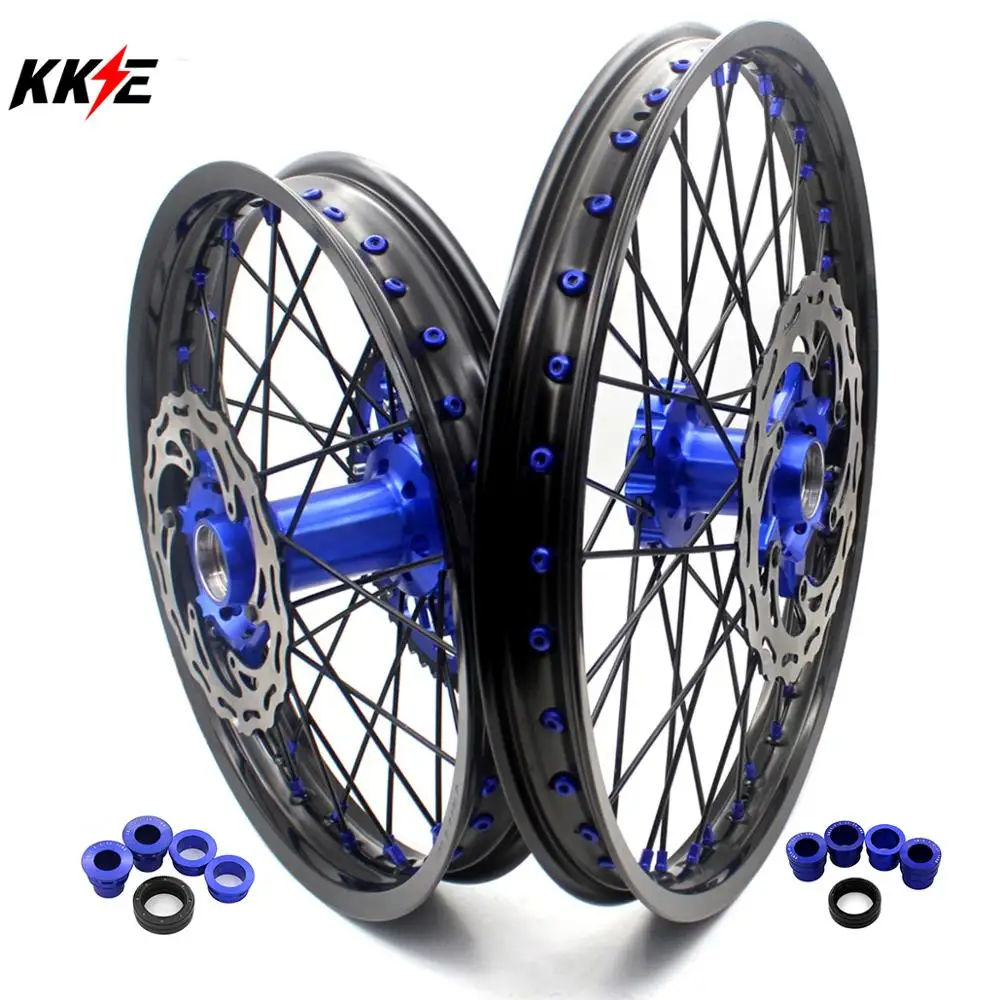 Мотоциклетный комплект KKE 21/18 Enduro Wheels для KTM EXC EXCF SX SXF 125 150 200 250 300 350 450 500 2003-2021 синяя