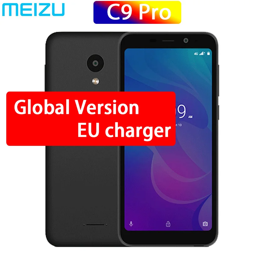 Original Meizu C9 Pro M9C smartphone Global Version Quad Core 3GB 32GB 5.45" Full screen 13.0MP Camera 3000mAh Cell Phone
Original Meizu C9 Pro M9C smartphone Global Version Quad Core 3GB 32GB 5.45" Full screen 13.0MP Camera 3000mAh Cell Phone