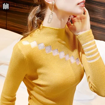 Duckwaver Solid Plain Round Neck Autumn Winter Sweater Female Elasticity Pullovers Casual Thin Knitted Tops Sweater For Women
Duckwaver Solid Plain Round Neck Autumn Winter Sweater Female Elasticity Pullovers Casual Thin Knitted Tops Sweater For Women