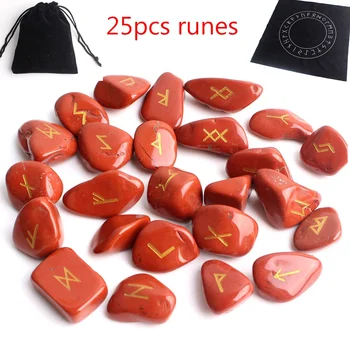 25Pcs Natural Red Jasper Crystal Rune Red Runes Stone Divination Fortune-telling Reiki Healing Meditation Gift Decor Collection
25Pcs Natural Red Jasper Crystal Rune Red Runes Stone Divination Fortune-telling Reiki Healing Meditation Gift Decor Collection