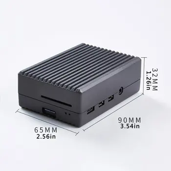 For Raspberry Pi 4 Model B Aluminum Alloy Case Cooling Shell Metal Enclosure Heat Dissipation for Pi 4B
For Raspberry Pi 4 Model B Aluminum Alloy Case Cooling Shell Metal Enclosure Heat Dissipation for Pi 4B