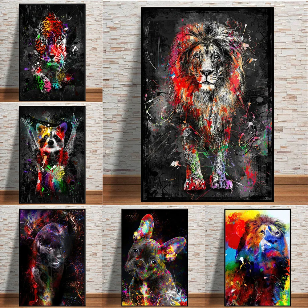 Abstract Colorful Lions Graffiti Oil Painting Prints On Canvas Poster Wall Art Pictures Modern Living Room Home Decoration
Abstract Colorful Lions Graffiti Oil Painting Prints On Canvas Poster Wall Art Pictures Modern Living Room Home Decoration