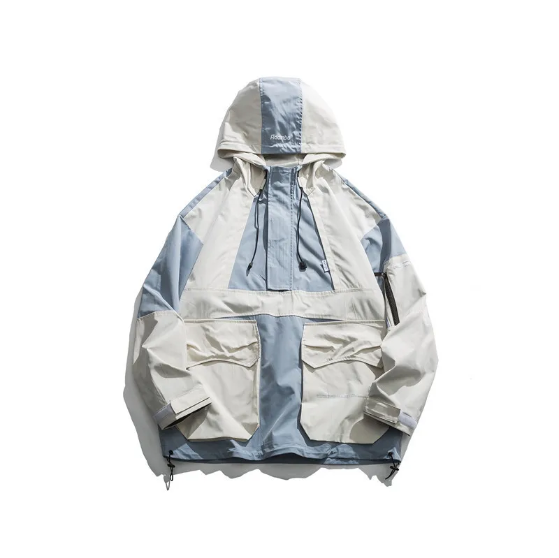 Tang Mu Cool Spring Clothing Japanese Style Casual Mixed Colors Workwear Coat Men's Function-Style Hooded Trend Versatile Pullov
Tang Mu Cool Spring Clothing Japanese Style Casual Mixed Colors Workwear Coat Men's Function-Style Hooded Trend Versatile Pullov