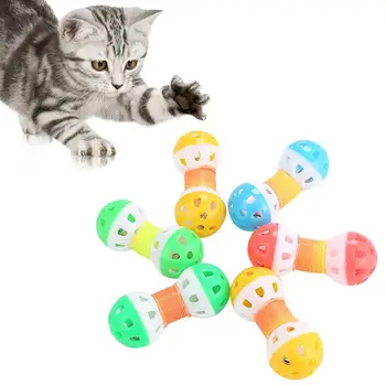 2PCS Funny Plastic Cat Toy with Dumbbell Jingle Cute Dog Cat Training Sound Toy Funny Small Pet Scratching Toy игрушки для кошек
2PCS Funny Plastic Cat Toy with Dumbbell Jingle Cute Dog Cat Training Sound Toy Funny Small Pet Scratching Toy игрушки для кошек