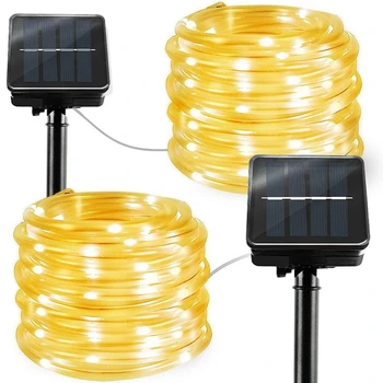 12M 100 LEDs Solar String Light Waterproof Rope Tube Lights Outdoor Garden Tree Lamp Decoration for Home Patio Fence Festival
12M 100 LEDs Solar String Light Waterproof Rope Tube Lights Outdoor Garden Tree Lamp Decoration for Home Patio Fence Festival