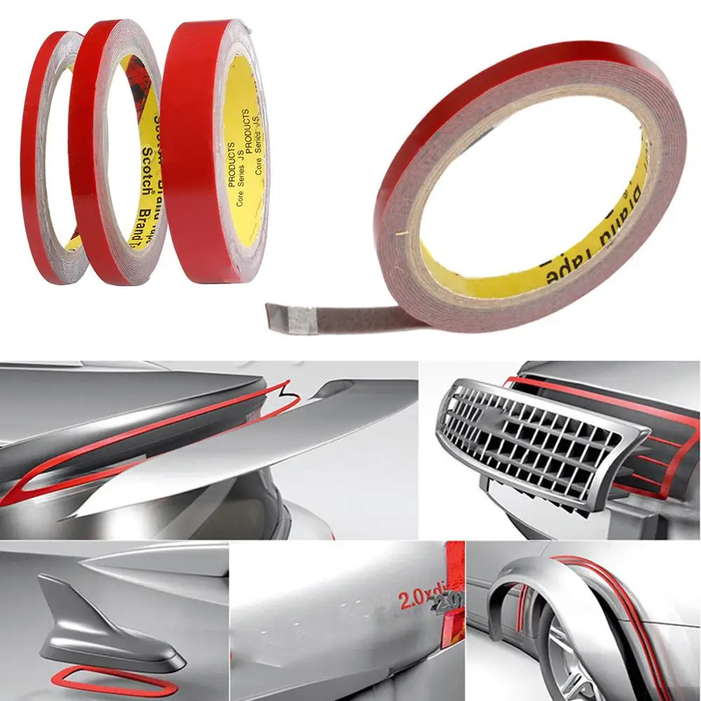 Автомобильная двусторонняя магнитная лента 1 рулон 3 м 0 6/1/2 см|foam tape|foam carfoam stick |