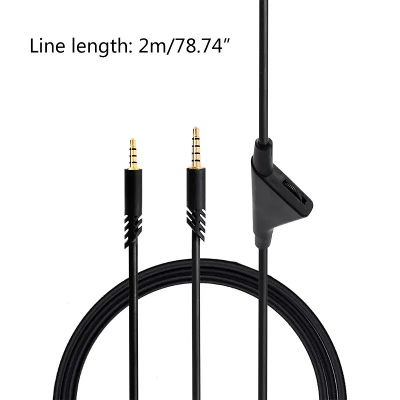 Earphone Cable Audio Line Cord with Tuning Volume Control Function for Lo-gitech Astro A10 A40 A40tr Headset Accessories
Earphone Cable Audio Line Cord with Tuning Volume Control Function for Lo-gitech Astro A10 A40 A40tr Headset Accessories