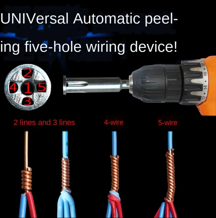 2~5 Holes Electrician-free Stripping Parallel Wire Universal Connector Quick Connector Artifact Universal Automatic Screwing
2~5 Holes Electrician-free Stripping Parallel Wire Universal Connector Quick Connector Artifact Universal Automatic Screwing