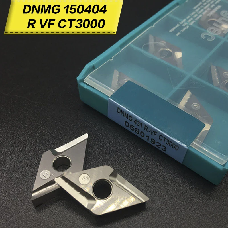 10PCS DNMG150404 R VF CT3000 External Turning Tools Cermet Grade Carbide insert Lathe cutter Tool Tokarnyy turning insert
10PCS DNMG150404 R VF CT3000 External Turning Tools Cermet Grade Carbide insert Lathe cutter Tool Tokarnyy turning insert