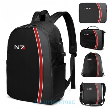Funny Graphic print N7 Mass effect emblem! USB Charge Backpack men School bags Women bag Travel laptop bag
Funny Graphic print N7 Mass effect emblem! USB Charge Backpack men School bags Women bag Travel laptop bag