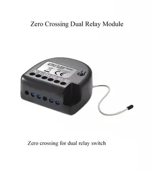 EU 868.42MHZ Z-Wave Plus In wall dual Relay switch module Two dry relay zero crossing with energy meter function
EU 868.42MHZ Z-Wave Plus In wall dual Relay switch module Two dry relay zero crossing with energy meter function