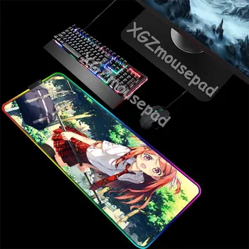 XGZ Large RGB Mouse Pad Black Lock Edge Anime Student Backpack Pattern Custom Computer Fashion Table Mat Speed Rubber Non-slip
XGZ Large RGB Mouse Pad Black Lock Edge Anime Student Backpack Pattern Custom Computer Fashion Table Mat Speed Rubber Non-slip