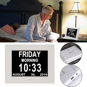 Alarm Clock Cool LED Clock Popular Pattern Night Light Color Clock Calendar Table Alarm Clock USB Charging Student Desk Clocks 
Alarm Clock Cool LED Clock Popular Pattern Night Light Color Clock Calendar Table Alarm Clock USB Charging Student Desk Clocks