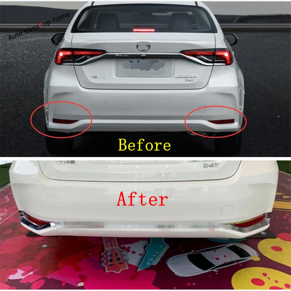 ABS Chrome Exterior Refit Kit For Toyota Corolla 2019 2020 Tail Trunk Rear Fog Lights Lamps Frame Cover Trim Accessoriey
ABS Chrome Exterior Refit Kit For Toyota Corolla 2019 2020 Tail Trunk Rear Fog Lights Lamps Frame Cover Trim Accessoriey