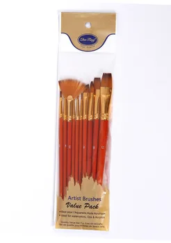 10 nylon hair brush with fan-shaped watercolor oil painting multi-function pen set pearl blue hook line pen art supplies 
10 nylon hair brush with fan-shaped watercolor oil painting multi-function pen set pearl blue hook line pen art supplies