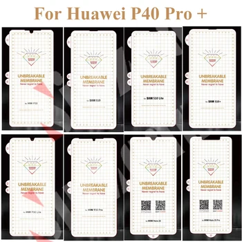 50pcs Unbreakable Membrance Curved Full Cover Soft Hydrogel Film Screen Protector For Huawei P40 Pro Plus Mate 30 Honor 30S V30
50pcs Unbreakable Membrance Curved Full Cover Soft Hydrogel Film Screen Protector For Huawei P40 Pro Plus Mate 30 Honor 30S V30