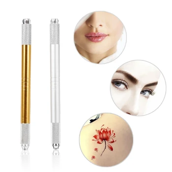 Professional Dual-head Permanent Eyebrow Tattoo Pen Embroidered Eyebrow Makeup Tattooing Machine Manual Microblading Pen
Professional Dual-head Permanent Eyebrow Tattoo Pen Embroidered Eyebrow Makeup Tattooing Machine Manual Microblading Pen