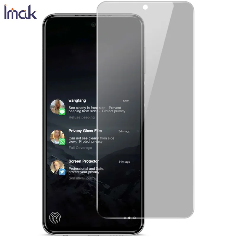 Фото Антибликовое закаленное стекло IMAK Для Xiaomi Redmi Note 9s защитная пленка для экрана