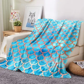 Mermaid Scale Flannel Blanket 3D Print Fish Scale Fleece Blanket Colorful Cartoon Throw Blanket Winter Sheet For Bedroom Blanket
Mermaid Scale Flannel Blanket 3D Print Fish Scale Fleece Blanket Colorful Cartoon Throw Blanket Winter Sheet For Bedroom Blanket