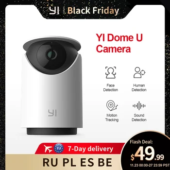 YI Dome Camera U 2K Security Cam Wi-Fi Home Surveillance System Human Detection Privacy Mode Night vision 360° For Pets Home
YI Dome Camera U 2K Security Cam Wi-Fi Home Surveillance System Human Detection Privacy Mode Night vision 360° For Pets Home