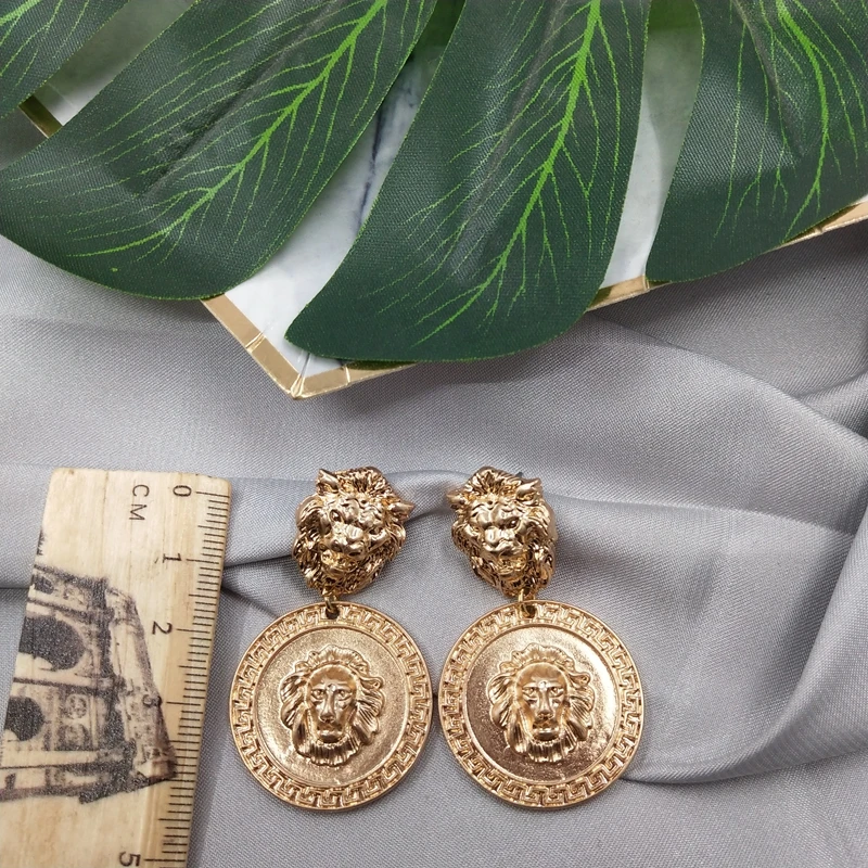 2019 Hot Sale New Pendientes Brincos Jewelry Street Photography Fresh Decoration Fashionable For Lion Head Earrings Female D89
2019 Hot Sale New Pendientes Brincos Jewelry Street Photography Fresh Decoration Fashionable For Lion Head Earrings Female D89