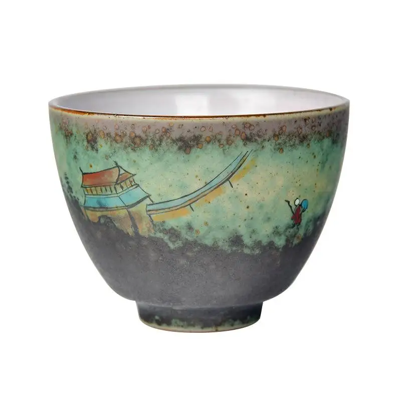Chinese Landscape Pattern Ceramics Teacups Porcelain Tea Cup Kung Fu Tea Sets Pottery Tea Ceremony Restaurant Hotel Water Cup
Chinese Landscape Pattern Ceramics Teacups Porcelain Tea Cup Kung Fu Tea Sets Pottery Tea Ceremony Restaurant Hotel Water Cup