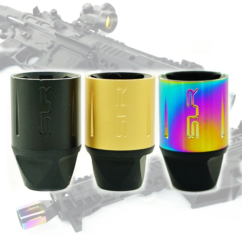 TOtrait Alloy CCW SLR SLH 14mm Negative Thread Barrel Brake Cap Airsoft AEG GBB AR15 M4/M16 Airgun Paintball Accessories
TOtrait Alloy CCW SLR SLH 14mm Negative Thread Barrel Brake Cap Airsoft AEG GBB AR15 M4/M16 Airgun Paintball Accessories