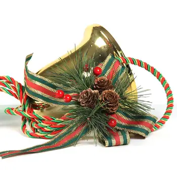 Christmas Bell Pendant Hangers With Bow Ring Jingle Bells Hangers Xmas Door Bells Door Knob Ornaments For Christmas Decorations
Christmas Bell Pendant Hangers With Bow Ring Jingle Bells Hangers Xmas Door Bells Door Knob Ornaments For Christmas Decorations