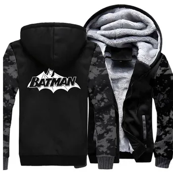 DC Superhero Men Hoodie Sweatshirt Hip Hop Batman Print Jacket Mens Camouflage Coat 2019 Winter Fleece Warm Men's Thick Hoodies
DC Superhero Men Hoodie Sweatshirt Hip Hop Batman Print Jacket Mens Camouflage Coat 2019 Winter Fleece Warm Men's Thick Hoodies