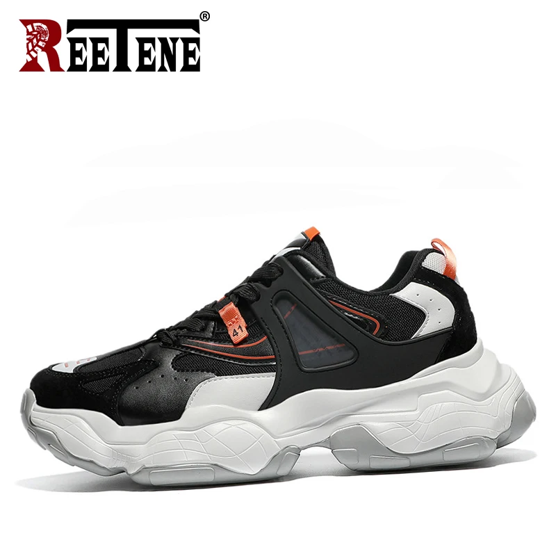 Фото REETENE Spring Casual Shoes For Men Fashion Low Help Sneakers Hard-Wearing Leisure High Quality Outdoor | Обувь
