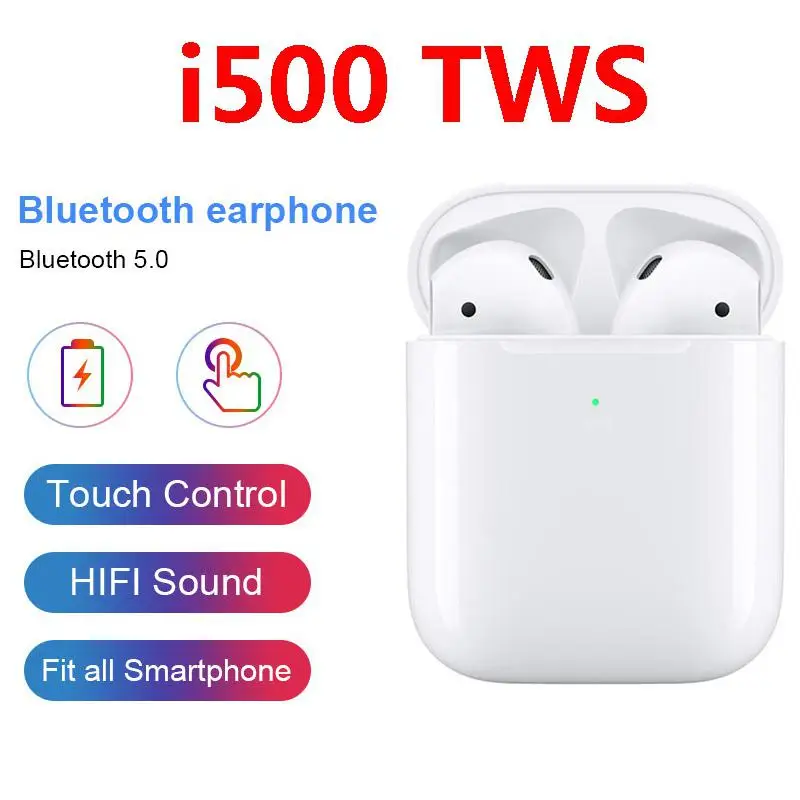 TWISTER.CK i500 TWS Wireless Earphone 5D Super Bass Wireless Charging Bluetooth 5.0 for Smartphone
TWISTER.CK i500 TWS Wireless Earphone 5D Super Bass Wireless Charging Bluetooth 5.0 for Smartphone