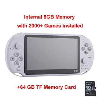 2020 Handheld Game Console 5.1 inch HD Screen X12 Video Games Handheld Game Console Retro Dual Rocker Joystick
2020 Handheld Game Console 5.1 inch HD Screen X12 Video Games Handheld Game Console Retro Dual Rocker Joystick