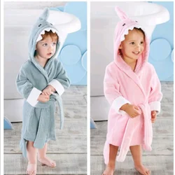 2-6 year Baby Robe Cartoon Hoodies Girl Boys Sleepwear Good Quality Bath Towels Kids Soft Bathrobe Pajamas Childrens Clothing, Aliexpress