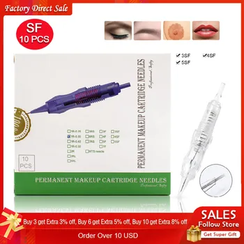 Biomaser 10pcs Permanent makeup Cartridges 3SF 4SF 5SF Slope Microblading Tattoo Needle for Makeup Machine Needles Tips
Biomaser 10pcs Permanent makeup Cartridges 3SF 4SF 5SF Slope Microblading Tattoo Needle for Makeup Machine Needles Tips
