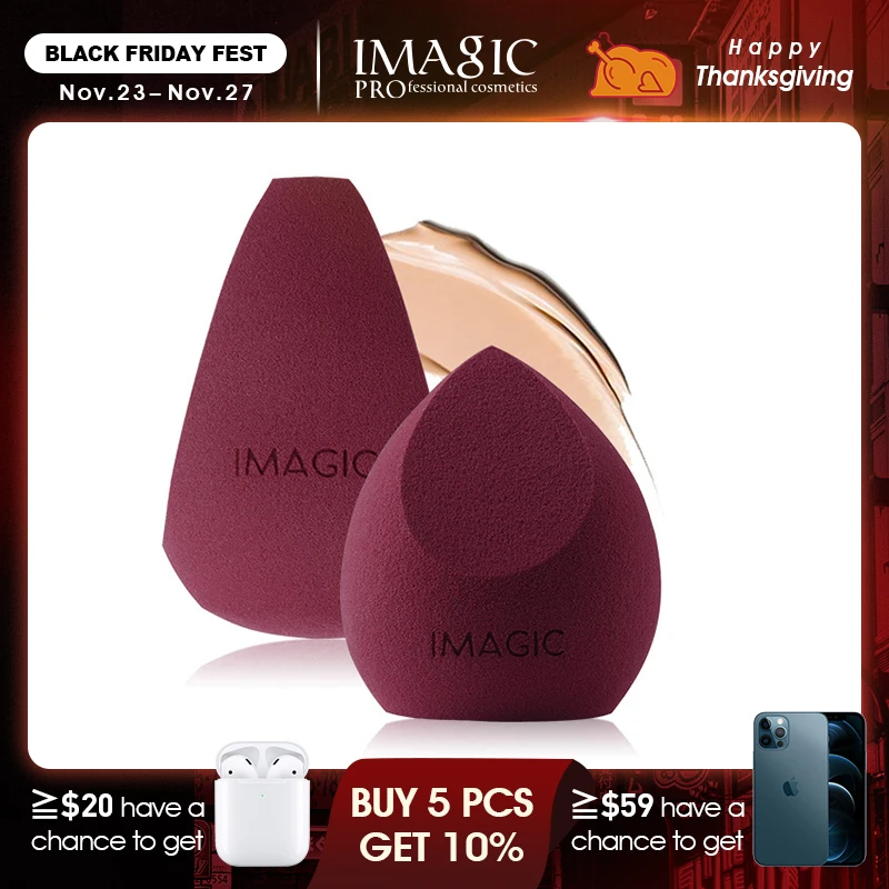 IMAGIC Makeup Foundation Sponge Makeup Puff Puff Smooth Facial Foundation Cream Concealer Beauty Tools
IMAGIC Makeup Foundation Sponge Makeup Puff Puff Smooth Facial Foundation Cream Concealer Beauty Tools