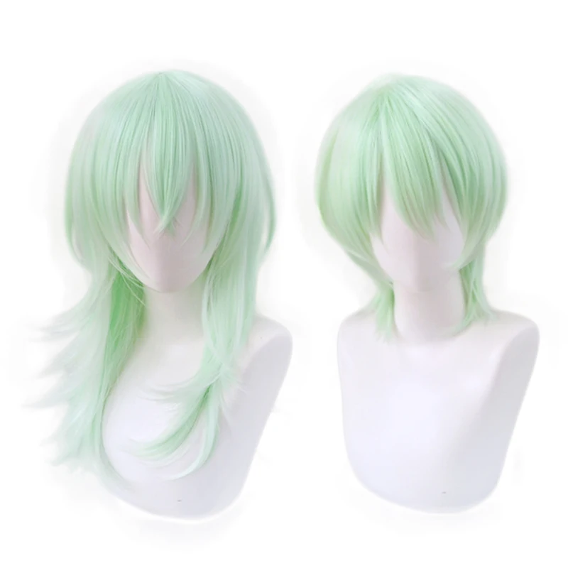 

Fire Emblem ThreeHouses Byleth Beleth Light Green Wig Cosplay Costume Men Women Heat Resistant Synthetic Hair Party Wigs