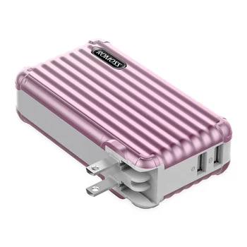 10000mAh 2-in-1 Power Bank ROMOSS UP10 Dual Port Portable External Battery Pack With Foldable US Wall Plug For Tablet For iPhone
10000mAh 2-in-1 Power Bank ROMOSS UP10 Dual Port Portable External Battery Pack With Foldable US Wall Plug For Tablet For iPhone