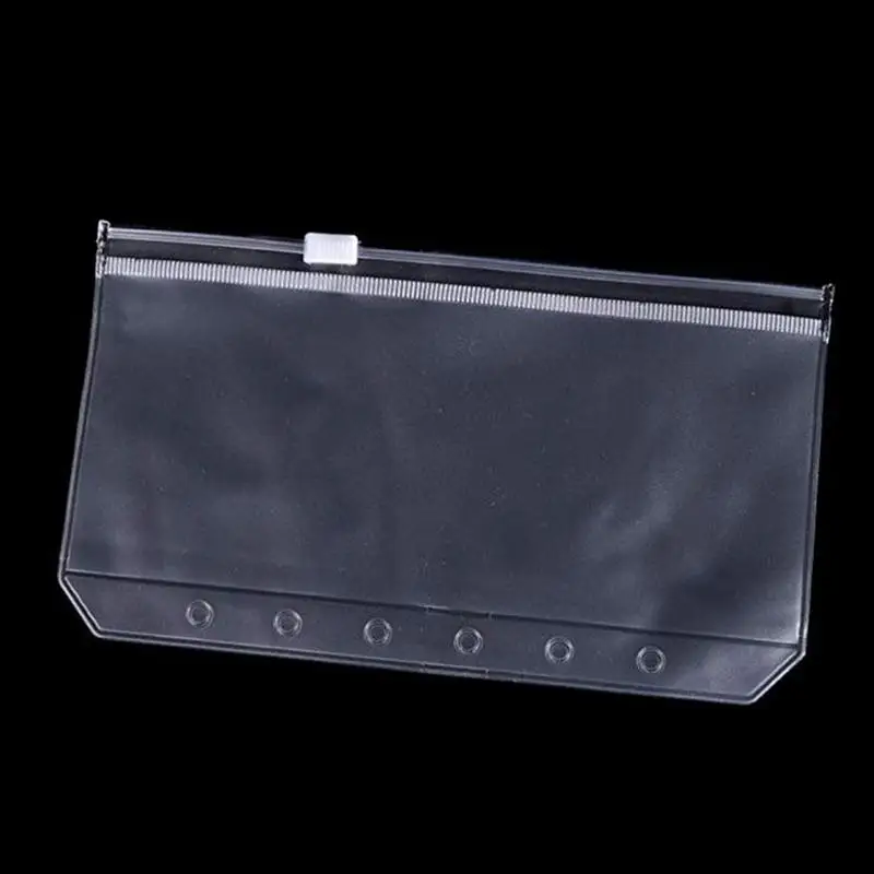 Newest A7 Loose-leaf Notebook 6 Hole Transparent Traveler Notebook Diary Planner Zipper Bag Filing Products Travel
Newest A7 Loose-leaf Notebook 6 Hole Transparent Traveler Notebook Diary Planner Zipper Bag Filing Products Travel