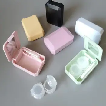 NEW Mini Solid Colored Contact Lens Case with Mirror Fresh Beauty Lens Case Contact Lens Storage Box Lovely Travel Kit Women 35g
NEW Mini Solid Colored Contact Lens Case with Mirror Fresh Beauty Lens Case Contact Lens Storage Box Lovely Travel Kit Women 35g