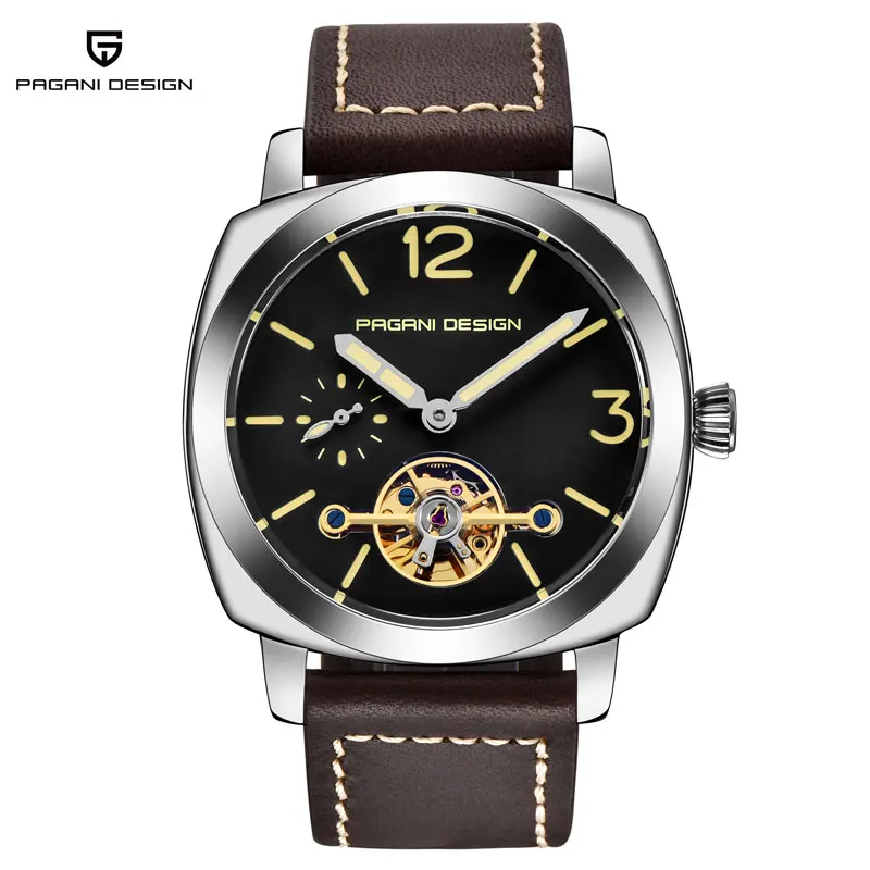 PAGANI DESIGN Luxury Tourbillon Mechanical Watches Luminous Genuine Leather Fashion Casual Skeleton Automatic Watch dropshipping
PAGANI DESIGN Luxury Tourbillon Mechanical Watches Luminous Genuine Leather Fashion Casual Skeleton Automatic Watch dropshipping