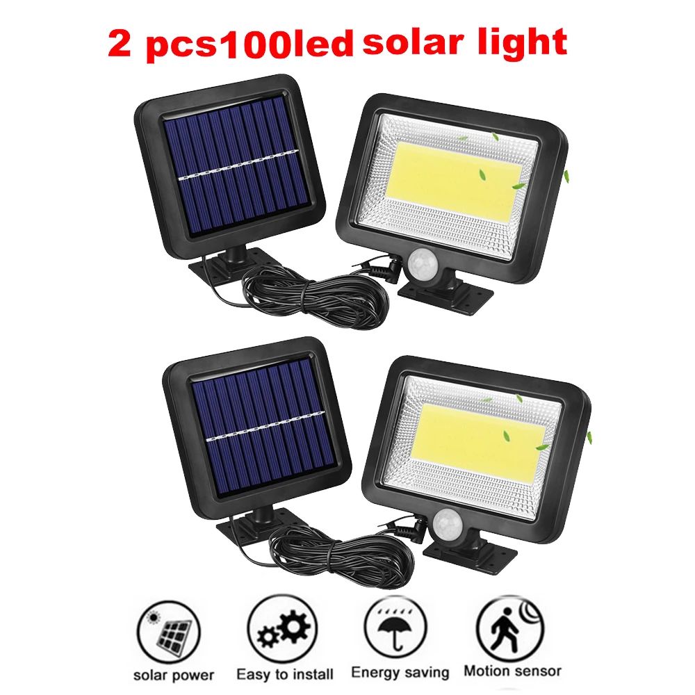 2/4pcs Outdoor Waterproof LED Solar Light 100/56/30 Motion Sensor Wireless Solar Power Lamp Garden Wall Yard Deck Security Night
2/4pcs Outdoor Waterproof LED Solar Light 100/56/30 Motion Sensor Wireless Solar Power Lamp Garden Wall Yard Deck Security Night