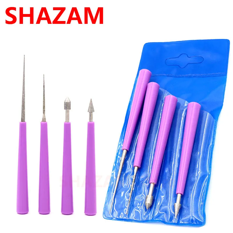 Diamond Wood Rasp Files Needle Mini File Set Carving Tools Electroplated Grinding Mixed Reaming Plastic Metal Needle Filing 4pcs
Diamond Wood Rasp Files Needle Mini File Set Carving Tools Electroplated Grinding Mixed Reaming Plastic Metal Needle Filing 4pcs