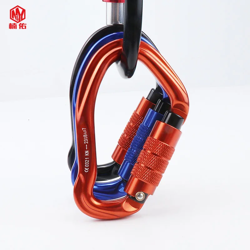 1PC Outdoor Rock Gliding Work Sling Hanging Buckle Quick Hook With Lock Portable Aviation Aluminum 23KN Climbing Carabiner
1PC Outdoor Rock Gliding Work Sling Hanging Buckle Quick Hook With Lock Portable Aviation Aluminum 23KN Climbing Carabiner