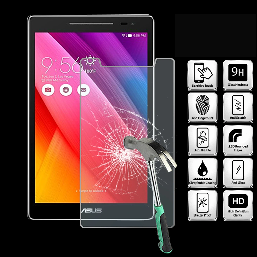 For Asus ZenPad S 8.0 Z580C Z580CA Tablet Tempered Glass Screen Protector Cover Explosion-Proof Anti-Scratch Screen Film
For Asus ZenPad S 8.0 Z580C Z580CA Tablet Tempered Glass Screen Protector Cover Explosion-Proof Anti-Scratch Screen Film