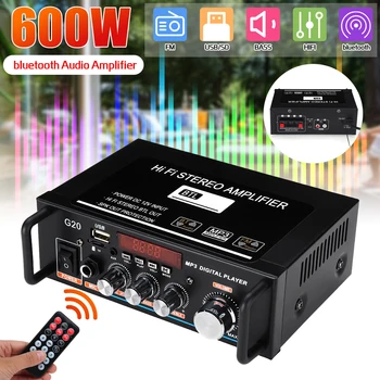 Car Amplifier 300W 220V/12V bluetooth Audio Amplifier Stereo LCD Display HIFI USB FM Radio SD MIC Port with Remote Control
Car Amplifier 300W 220V/12V bluetooth Audio Amplifier Stereo LCD Display HIFI USB FM Radio SD MIC Port with Remote Control